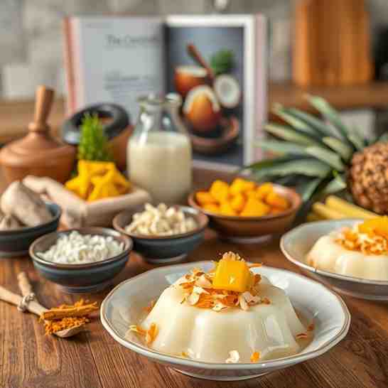 Vegan Recipes Using Coconut Milk - Make Burmese Coconut Jelly